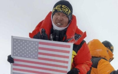 Pemba Rita scales Everest with Colorado Sherpa Association’s banner